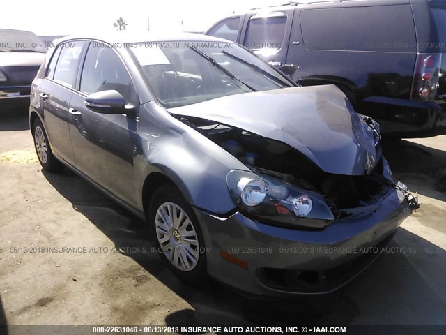 WVWDB7AJ1DW138063 - 2013 VOLKSWAGEN GOLF GRAY photo 1
