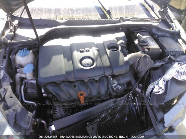 WVWDB7AJ1DW138063 - 2013 VOLKSWAGEN GOLF GRAY photo 10