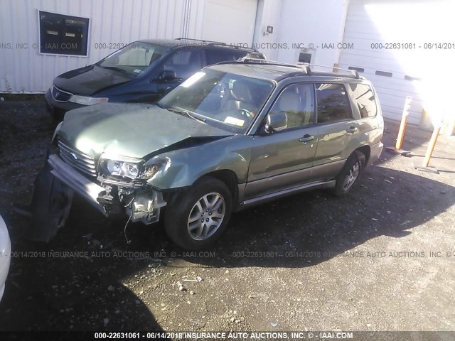 JF1SG67626H757418 - 2006 SUBARU FORESTER 2.5X LL BEAN GREEN photo 2