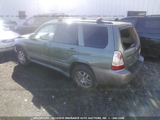 JF1SG67626H757418 - 2006 SUBARU FORESTER 2.5X LL BEAN GREEN photo 3