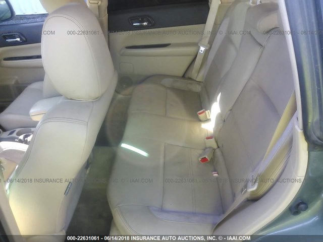JF1SG67626H757418 - 2006 SUBARU FORESTER 2.5X LL BEAN GREEN photo 8