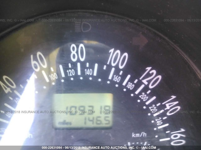 3VWDD21C7YM500804 - 2000 VOLKSWAGEN NEW BEETLE GLX 蓝色 照片 7