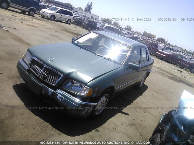 WDBHA28E7RF061673 - 1994 MERCEDES-BENZ C 280 GREEN photo 2