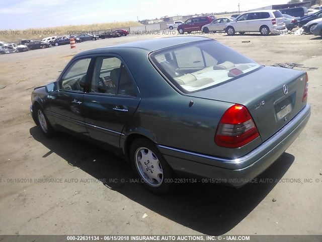 WDBHA28E7RF061673 - 1994 MERCEDES-BENZ C 280 GREEN photo 3