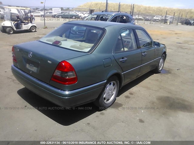 WDBHA28E7RF061673 - 1994 MERCEDES-BENZ C 280 GREEN photo 4