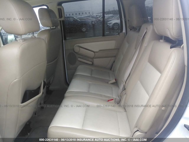 1FMEU74EX6UB33161 - 2006 FORD EXPLORER EDDIE BAUER WHITE photo 8