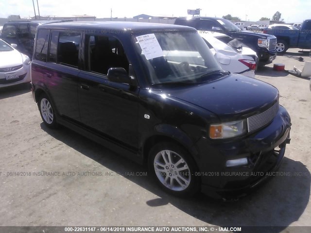 JTLKT324050186099 - 2005 TOYOTA SCION XB შავი ფოტო 1