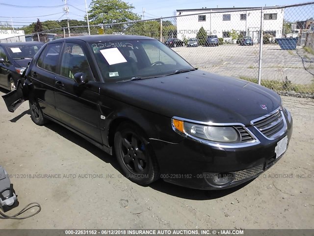 YS3ED49G763501727 - 2006 SAAB 9-5 BLACK photo 1