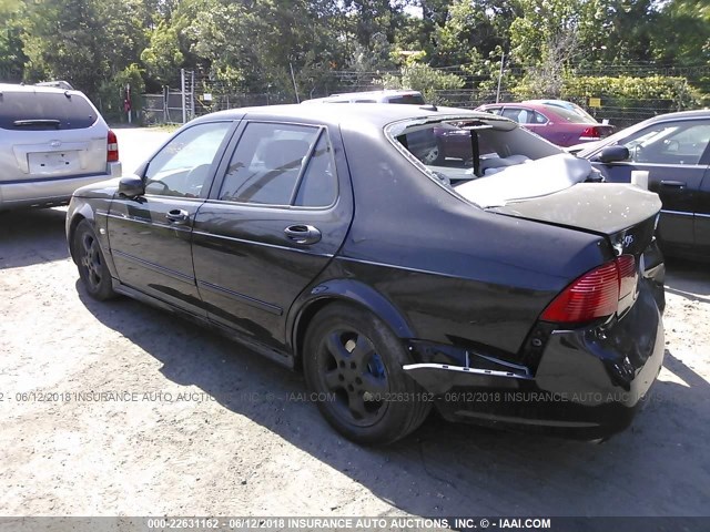 YS3ED49G763501727 - 2006 SAAB 9-5 BLACK photo 3