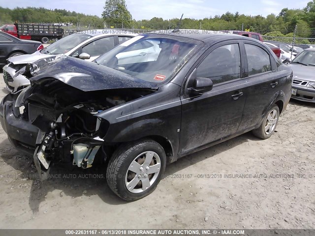 KL1TD56E39B615751 - 2009 CHEVROLET AVEO LS/LT 黑色 照片 2