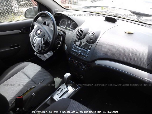 KL1TD56E39B615751 - 2009 CHEVROLET AVEO LS/LT 黑色 照片 5
