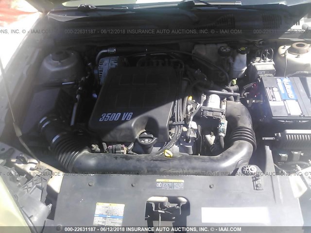 1G1ZT54805F216780 - 2005 CHEVROLET MALIBU LS BEIGE photo 10