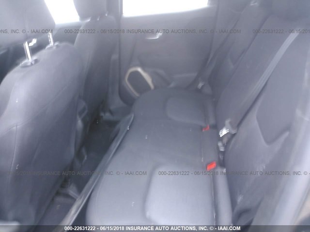 ZACCJBAT7GPE14458 - 2016 JEEP RENEGADE SPORT Սև լուսանկար 8