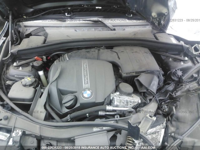 WBAVM5C51FVV93746 - 2015 BMW X1 XDRIVE35I GRAY photo 10