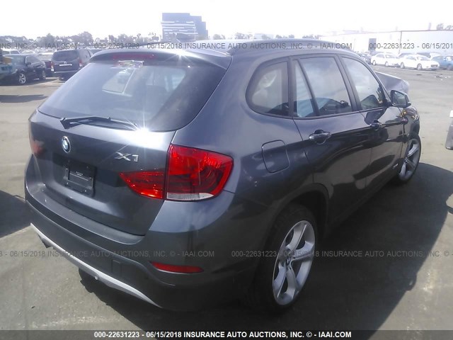 WBAVM5C51FVV93746 - 2015 BMW X1 XDRIVE35I GRAY photo 4