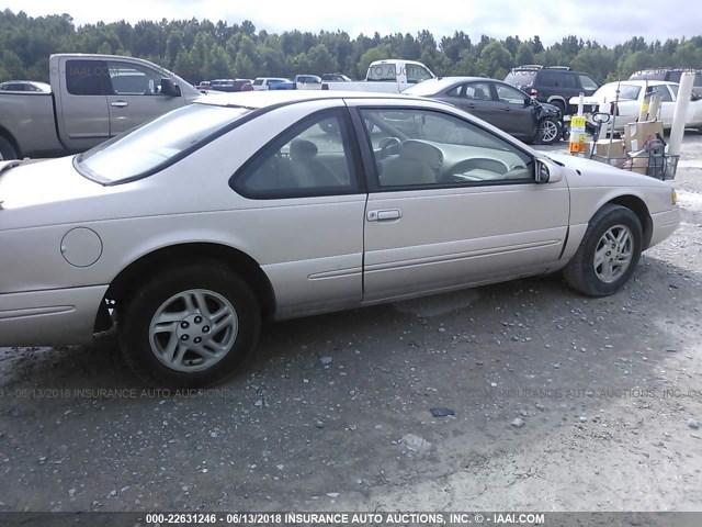 1FALP6248VH102219 - 1997 FORD THUNDERBIRD LX GOLD photo 6