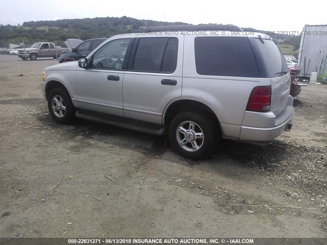 1FMZU73E85ZA25741 - 2005 FORD EXPLORER XLT/XLT SPORT/NBX SILVER photo 3