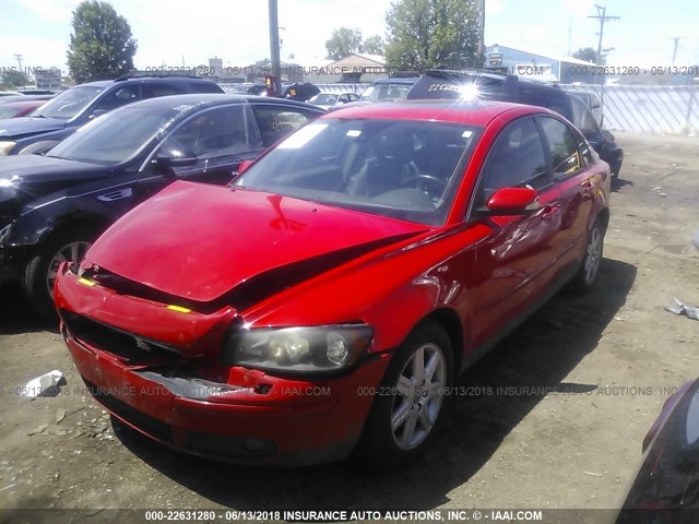 YV1MS382742015540 - 2004 VOLVO S40 2.4I RED photo 2