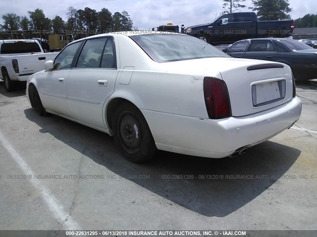 1G6KF57924U127925 - 2004 CADILLAC DEVILLE DTS WHITE photo 3