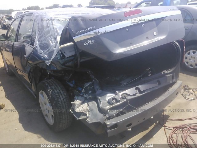 1G1ZT58N08F111645 - 2008 CHEVROLET MALIBU LT/CLASSIC GRAY photo 6