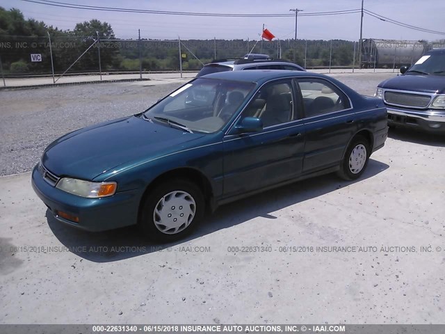 1HGCD5638RA114112 - 1994 HONDA ACCORD LX/EX BLUE photo 2