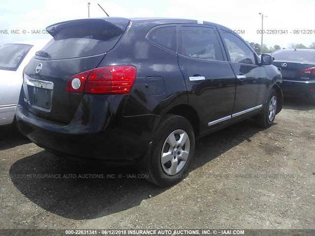 JN8AS5MT6BW170934 - 2011 NISSAN ROGUE S/SV/KROM BLACK photo 4