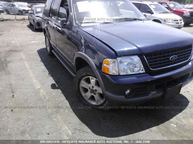 1FMZU73K62UD35966 - 2002 FORD EXPLORER XLT BLUE photo 6