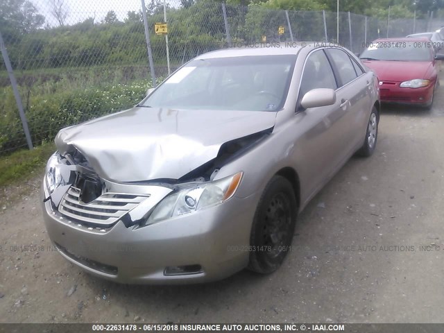 4T1BE46K37U122750 - 2007 TOYOTA CAMRY NEW GENERAT CE/LE/XLE/SE GRAY photo 2