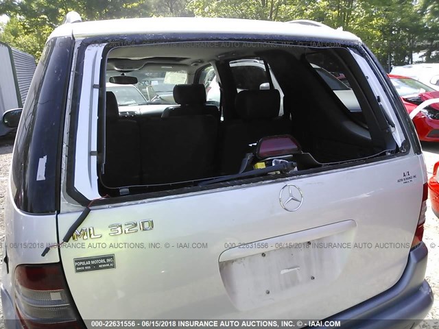 4JGAB54E6XA067512 - 1999 MERCEDES-BENZ ML 320 SILVER photo 6