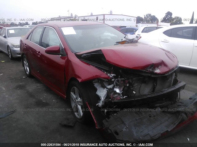 4T1BF1FK0DU701959 - 2013 TOYOTA CAMRY L/SE/LE/XLE 红色 照片 1