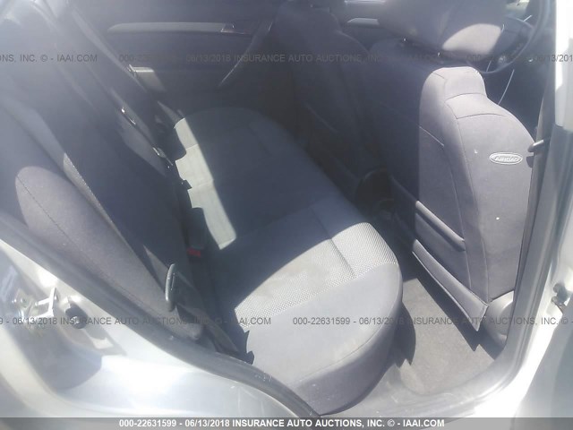 KL1TD566X8B097676 - 2008 CHEVROLET AVEO LS SILVER photo 8