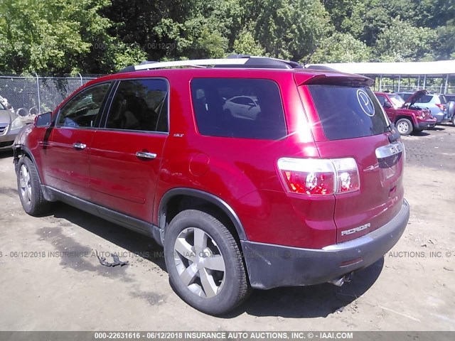 1GKKRRED7CJ228031 - 2012 GMC ACADIA SLT-1 Rot Foto 3