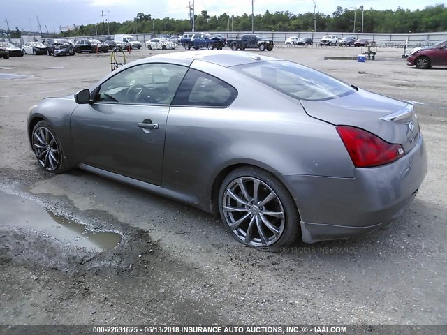 JNKCV64EX8M111598 - 2008 INFINITI G37 JOURNEY/SPORT SILVER photo 3