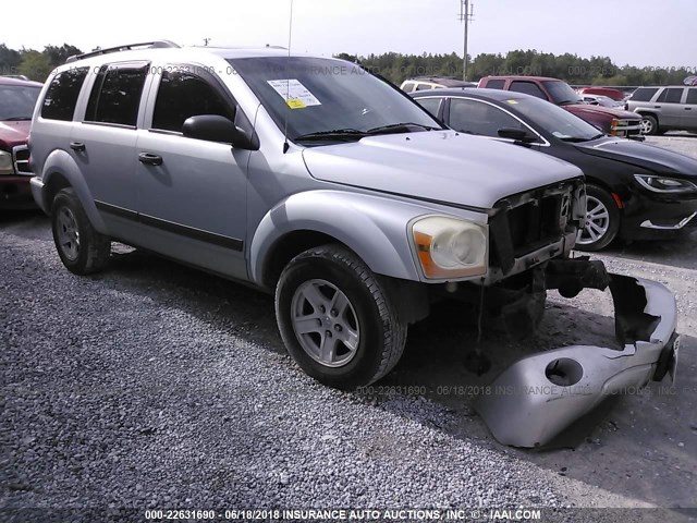 1D8HD48N56F107647 - 2006 DODGE DURANGO SLT SILVER photo 1