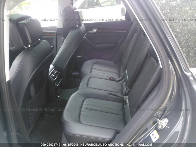 WA1ANAFY6J2079201 - 2018 AUDI Q5 PREMIUM GRAY photo 8