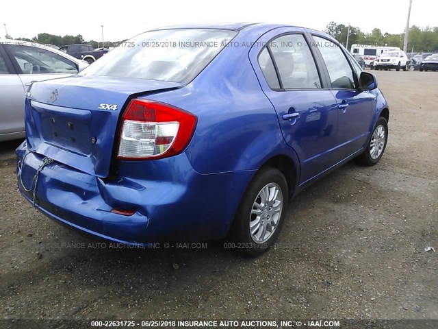 JS2YC5A35C6305291 - 2012 SUZUKI SX4 LE BLUE photo 4