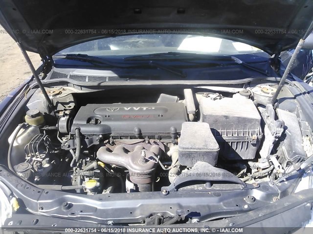 4T1BE46K99U813526 - 2009 TOYOTA CAMRY SE/LE/XLE GRAY photo 10