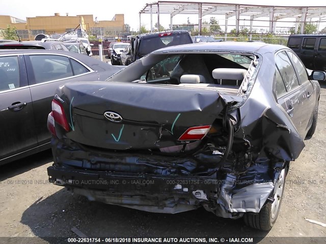 4T1BE46K99U813526 - 2009 TOYOTA CAMRY SE/LE/XLE GRAY photo 6