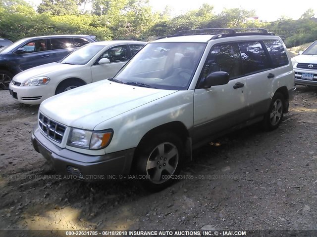 JF1SF6551XH721038 - 1999 SUBARU FORESTER S/S LIMITED WHITE photo 2