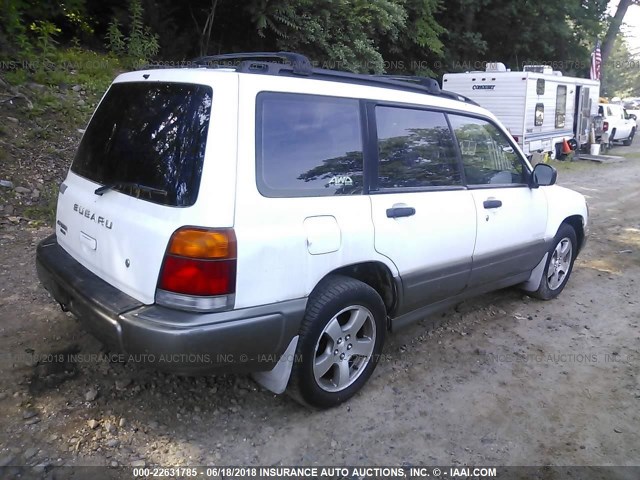 JF1SF6551XH721038 - 1999 SUBARU FORESTER S/S LIMITED WHITE photo 4