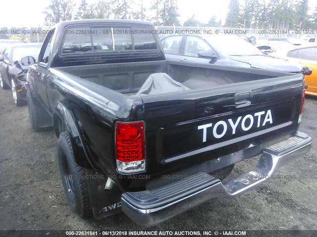 JT4RN01P4K4006075 - 1989 TOYOTA PICKUP 1/2 TON SHORT WHEELBASE DLX BLACK photo 3