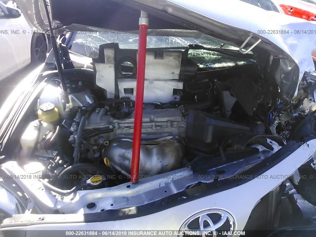 4T1BF3EK6AU107451 - 2010 TOYOTA CAMRY SE/LE/XLE ვერცხლისფერი ფოტო 10