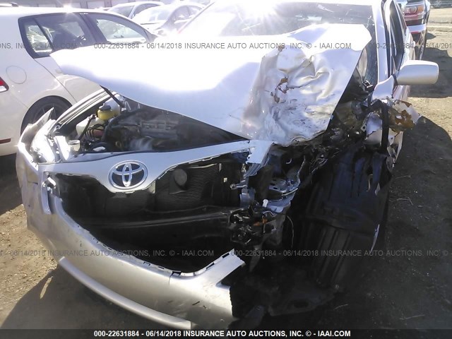 4T1BF3EK6AU107451 - 2010 TOYOTA CAMRY SE/LE/XLE ვერცხლისფერი ფოტო 6
