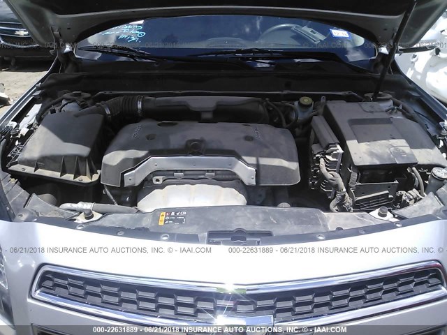 1G11C5SA1DF337187 - 2013 CHEVROLET MALIBU 1LT 银色 照片 10