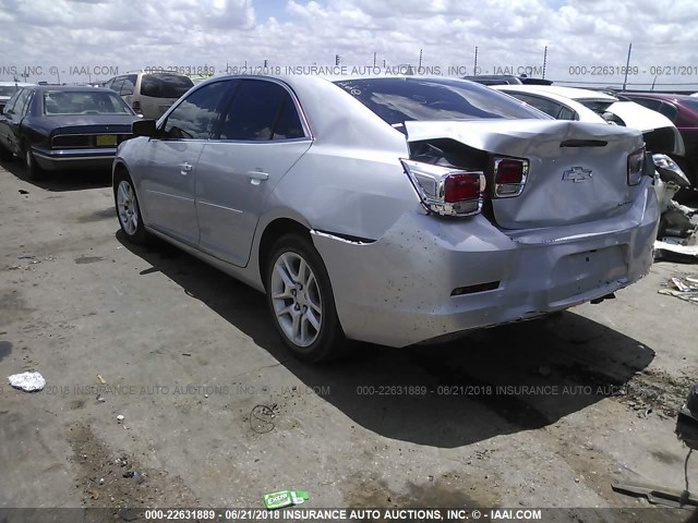 1G11C5SA1DF337187 - 2013 CHEVROLET MALIBU 1LT 银色 照片 3