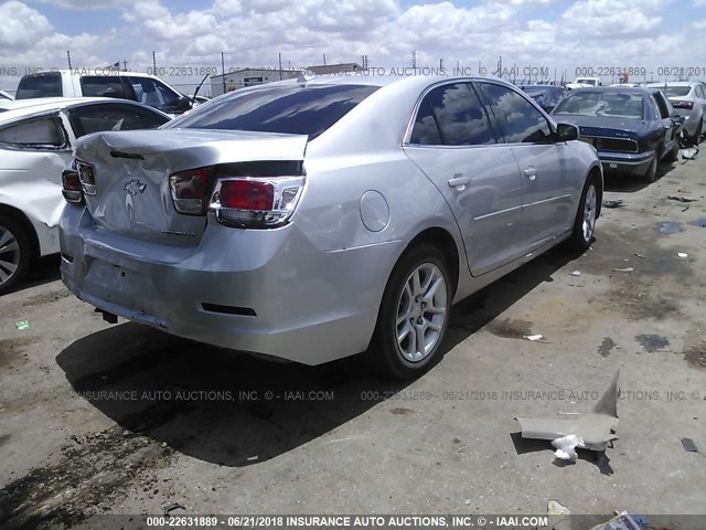 1G11C5SA1DF337187 - 2013 CHEVROLET MALIBU 1LT 银色 照片 4