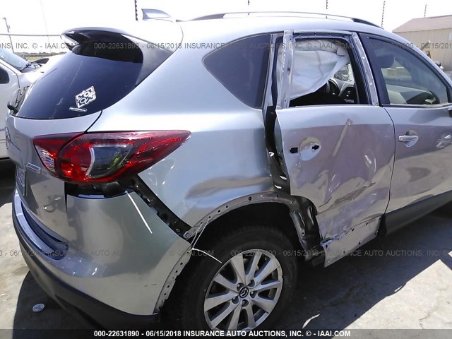 JM3KE2CY1E0393819 - 2014 MAZDA CX-5 TOURING GRAY photo 6