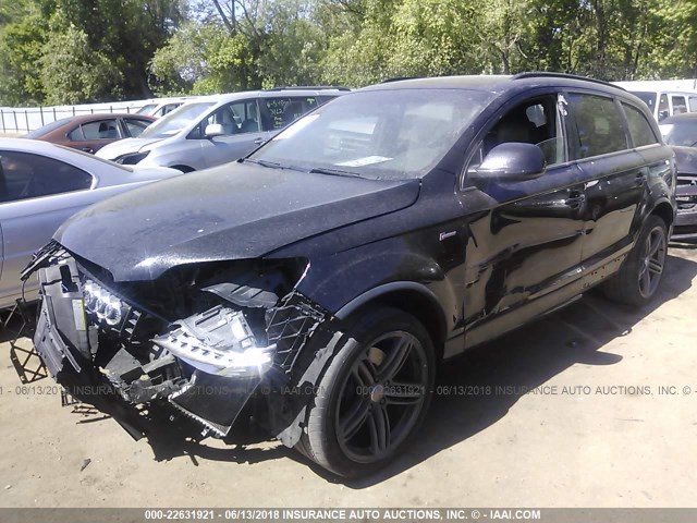 WA1DGAFE5DD016709 - 2013 AUDI Q7 PRESTIGE BLACK photo 2