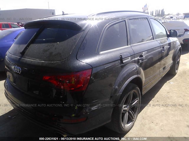 WA1DGAFE5DD016709 - 2013 AUDI Q7 PRESTIGE BLACK photo 4