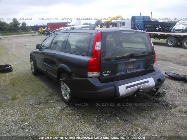 YV1SZ592351190663 - 2005 VOLVO XC70 BLUE photo 3